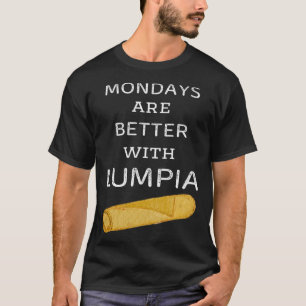 maandag is beter met Lumpia Retro Lumpi T-shirt