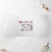 Maandag is beter met zoete koffie drieluik aankondiging (Binnen)