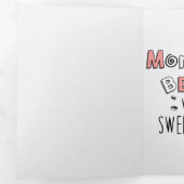 Maandag is beter met zoete koffie drieluik aankondiging (Binnenzijde eerst)