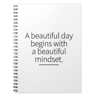 Maandag Mindset Motivation Inspirerend Art Notitieboek