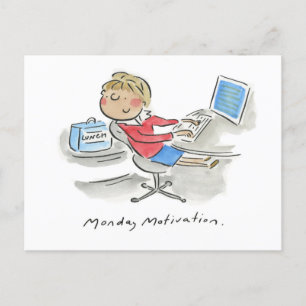 Maandag Motivatie Briefkaart