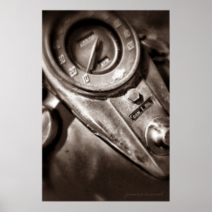 Maandag motorrijwiel poster