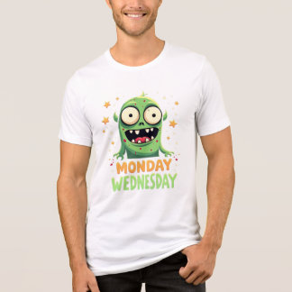 Maandag tot en met woensdag Mood – Funny Monster T Tri-Blend Shirt
