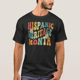 Maandag van het heispanische erfgoed in de Latino- T-shirt