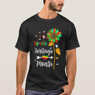 Maandag van het heispanische erfgoed Proud Latino T-shirt