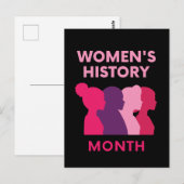 Maandag vrouwengeschiedenis briefkaart (Voorkant / Achterkant)