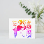 Maandag vrouwengeschiedenis briefkaart (Staand voorkant)