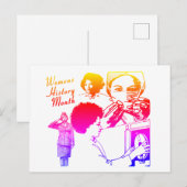 Maandag vrouwengeschiedenis briefkaart (Voorkant / Achterkant)