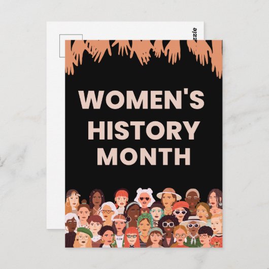 Maandag vrouwengeschiedenis briefkaart (Voorkant / Achterkant)