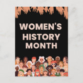 Maandag vrouwengeschiedenis briefkaart (Voorkant)