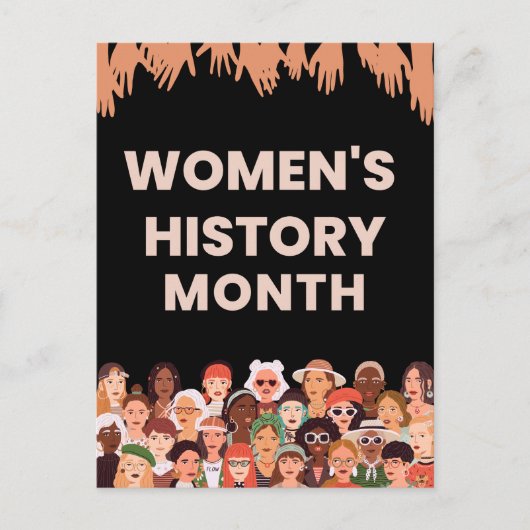 Maandag vrouwengeschiedenis briefkaart (Voorkant)