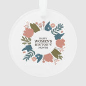 Maandag vrouwengeschiedenis ornament (achterkant)