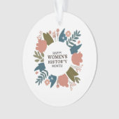 Maandag vrouwengeschiedenis ornament (voorkant)