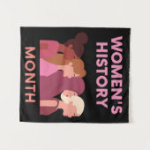 Maandag vrouwengeschiedenis wandkleed (Voorkant (horizontaal))