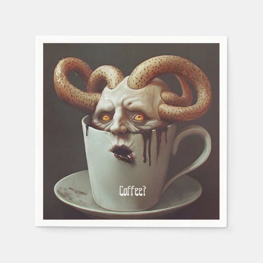 Maandagochtend blues servet (Voorkant)