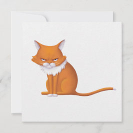 Maandagochtend Kattengezicht Feestdagenkaart