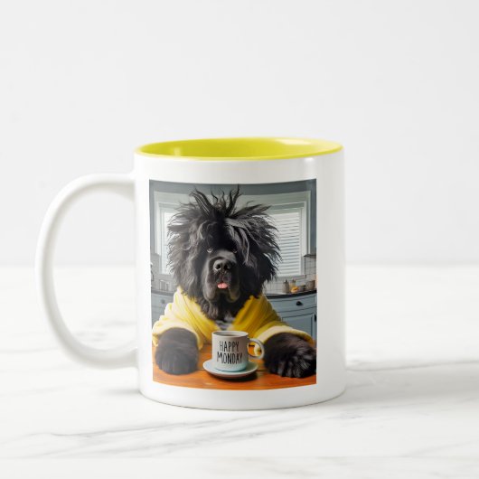 Maandagochtend Newf Coffee Mok (Links)