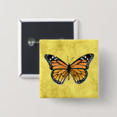 MAANDBUTTERFLY-Button Vierkante Button 5,1 Cm (Voorkant /achterkant)