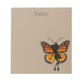 MAANDEKBUTTERFLES LADY NOTEPAD NOTITIEBLOK (Voorkant)