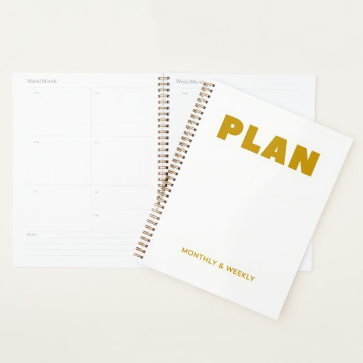 Maandelijks en wekelijks planner plannen (Display)