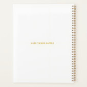 Maandelijks en wekelijks planner plannen (Achterkant)