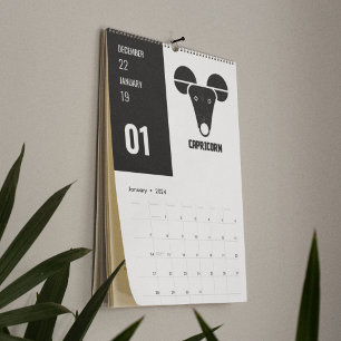 Maandelijks sterrenbeeld kalender