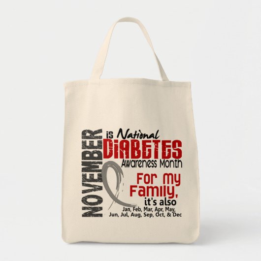 maandelijks wordt mijn familie bewust gemaakt van tote bag (Voorkant)