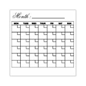 Maandelijkse agenda planner 	rubberstempel (Afrduk)