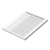 Maandelijkse checklist Planner Notitieblok (Gedraaid)