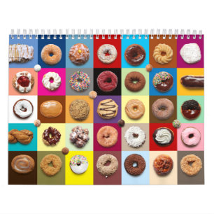 Maandelijkse Donuts Wall Agenda Kalender