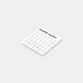 Maandelijkse Gewoonte Tracker Plaknotitieblok Post-it® Notes (Schuin)