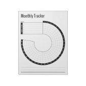 Maandelijkse Habit Tracker Notitieblok (Gedraaid)