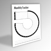 Maandelijkse Habit Tracker Notitieblok
