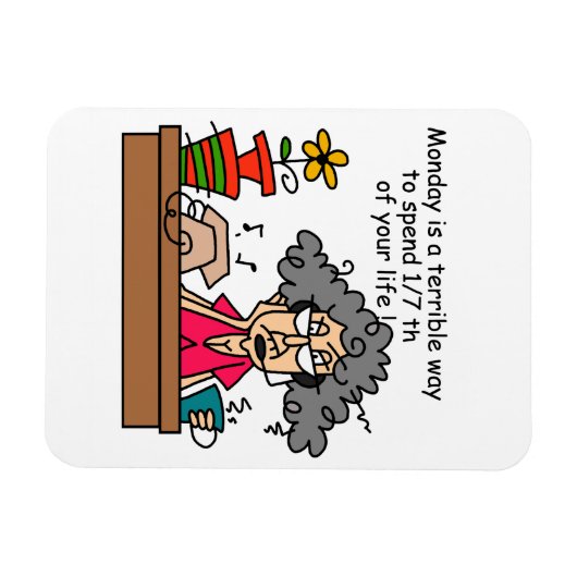 Maandelijkse Humor Magneet (Horizontaal)