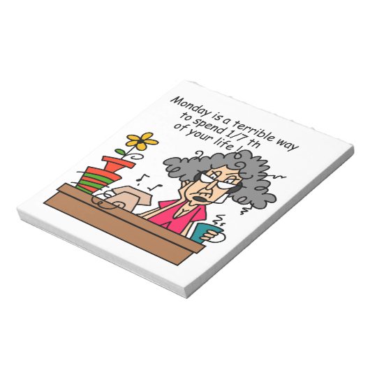 Maandelijkse Humor Notitieblok (Gedraaid)