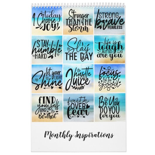 Maandelijkse inspiratie kalender (Hoes)