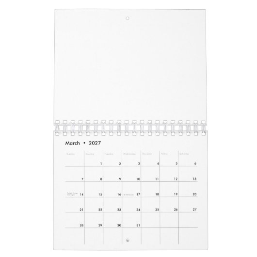 Maandelijkse kalender 2021 (Mar 2027)