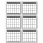 Maandelijkse kalender sticker (Voorkant)