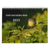 Maandelijkse kalender voor tuinvogels (Hoes)