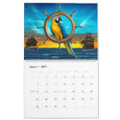 MAANDELIJKSE PIRATE CALENDAR KALENDER (Mar 2027)