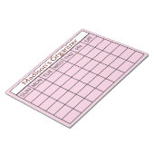 Maandelijkse Planner Business Notitieblok (Schuin)