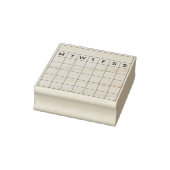 Maandelijkse planner kalender grid tracker Bujo Rubberstempel (Stempel)