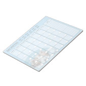 Maandelijkse Planner met Sleepy Kat Notitieblok (Schuin)