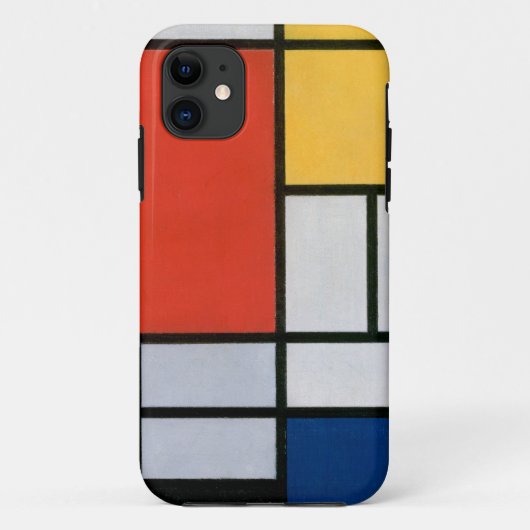 Maandelijkse samenstelling Rood, Geel, Blauw, Zwar Case-Mate iPhone Case (Achterkant)