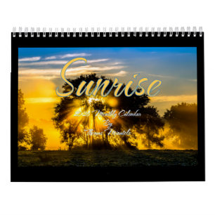 Maandelijkse zonsopgangkalender 2026 door Thomas M Kalender