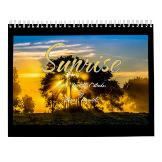 Maandelijkse zonsopgangkalender 2026 door Thomas M Kalender
