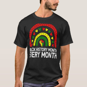 Maandelijkse zwarte geschiedenis Afrikaanse Amerik T-shirt