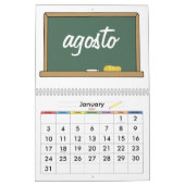 Maanden in de Spaanse kalender (Jan 2027)