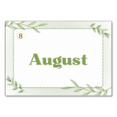 Maanden in het Chinees (Flash-Kaarten) Kaart (Achterkant)