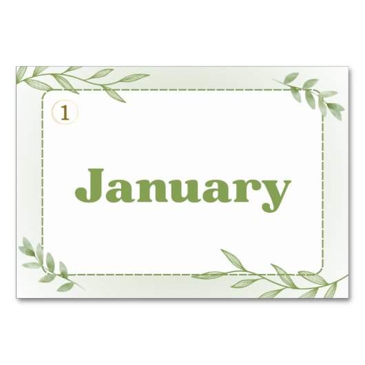 Maanden in het Japans (Flash Kaarten) Kaart (Achterkant)